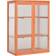 vidaXL Greenhouse 75x47x10cm Legno Policarbonato