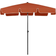 vidaXL Parasol De Plage Taupe 200x125 cm 125cm