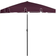 vidaXL Beach Umbrella 47.2"