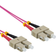 Deltaco Multimode OM4 50/125 SC-SC 1m
