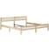 vidaXL Solid 73cm Sengeramme 200x200cm