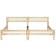 vidaXL Solid 73cm Sengeramme 200x200cm