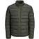 Jack & Jones Zip Through Puffer Jacket - Green/Rosin