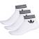 Adidas Trefoil Ankle Socks 3-pack - White/Black