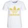 adidas Women's Trefoil T-shirt - White/Core Yellow