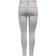 Only Mila Life High Waist Ankle Skinny Fit Jeans - Grey/Light Grey Denim