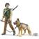 Bruder Bworld Forest Ranger with Dog & Equipment 62660