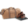 Quadra QD613 Vintage Canvas Holdall - Sahara