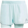 Adidas Short Femme Adizero Two-in-One - Bleu