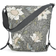 Ceannis Flower Linen Shoulder Bag - Black