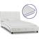 vidaXL Bed with Memory Foam Mattress 69.5cm Sängram 90x200cm