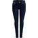 Only Lisa Reg Zip Skinny Fit Jeans - Blue/Dark Blue Denim