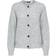 Selected Wool Blend Cardigan - Grey/Light Grey Melange