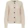 Selected Slflulu Ls Knit Short Cardigan - Beige