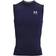 Under Armour HeatGear Men's Compression Sleeveless Tank Tops - Midnight Navy/White