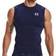 Under Armour HeatGear Men's Compression Sleeveless Tank Tops - Midnight Navy/White