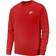 Nike Sportswear Club Fleece Men's Crew Sweatshirt - University Red/White