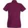 Fruit of the Loom Dames-Fit Premium Poloshirt Met Korte Mouwen - Bourgogne