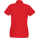 Fruit of the Loom Dames-Fit Premium Poloshirt Met Korte Mouwen - Rood