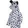 Regatta Kid's Animal Print Jacket - White Black Dog (RKW264_ZX0)