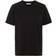 Pieces Ria Ss Fold Up Tee - Zwart