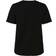 Pieces Ria Ss Fold Up Tee - Zwart