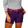 ASQUITH & FOX Women's Classic Fit Shorts - Purple