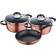 Bergner Pandora Cookware Set with lid 5 Parts
