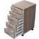 FMD Mobile Commode 38x63.5cm