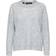 Selected Rounded Wool Mixed Sweater - Light Grey Melange