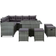 vidaXL 315231 Loungeset, 1 Bord inkl. 1 Soffor