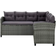 vidaXL 315231 - Grey Loungesæt, 1 borde inkl. 1 sofaer