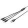 Digitus USB A - USB C/USB B Mirco/Lighting