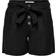 Only High Waist Belt Shorts - Black