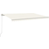 vidaXL Manual Retractable Markise with LED 500x350cm