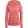 adidas Women Sportswear Essentials Logo Full-Zip Hoodie - Hazy Rose/White