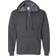 Gildan Heavy Blend Full Zip Hooded Sweatshirt Unisex - Dark Heather