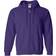 Gildan Heavy Blend Full Zip Hooded Sweatshirt Unisex - Purple