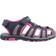 Graffiti Kid's Kama Sandal - Black/Pink