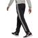 Adidas Aeroready Essential Tapered Cuff Woven 3 Stripes Pants - Black