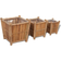 vidaXL Flower Boxes 3 pack 41507 Plantekasse