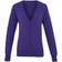 Premier Gebreid Vest Met Lange Mouwen - Paars