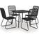 vidaXL 3060244 Patio Dining Set, 1 Table incl. 4 Chairs