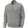 Nike Sportswear Club Fleece Bomber Jacket - Dark Gray Heather/Dark Gray Heather/Matte Silver/White