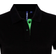 ASQUITH & FOX Short Sleeve Contrast Polo Shirt - Black/ Lime