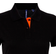 ASQUITH & FOX Short Sleeve Contrast Polo Shirt - Black/ Orange