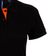 ASQUITH & FOX Short Sleeve Contrast Polo Shirt - Black/ Orange