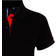 ASQUITH & FOX Short Sleeve Contrast Polo Shirt - Black/ Red