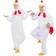 Widmann Plush Chicken White