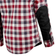 Snickers Workwear RuffWork Flannel Checked Shirt - Steel Grey/Chilli Red